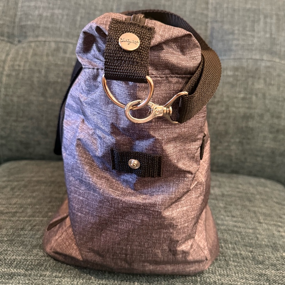 Thirty One Essentials Carry All Bag Charcoal Cros… - image 2